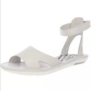 FLY LONDON WOMENS MAFI LEATHER OPEN TOE FLAT SANDALS